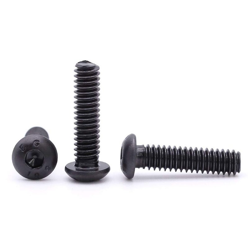EASTLO 1/4-20 x 1-1/2" (25 pcs) Button Head Socket Cap Screws Bolts Alloy Steel 10.9 Grade, Black Oxide Finish, Full Machine Thread - Image 5